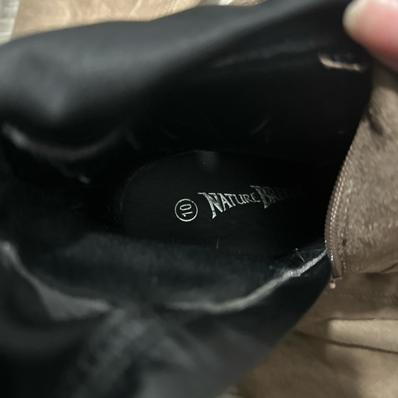 Nature Breeze Tan Over-the-Knee Wedge Boots - Picture 3 of 4